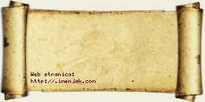 Jana Marjanović vizit kartica